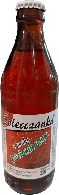 Solecczanka Napój Gazowany o smaku Poziomkowym